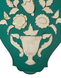 An Art Deco Venetian Style Mirrored Glass Wall Plaque