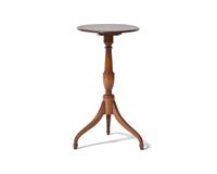 A Federal Cherry Tilt-Top Candlestand
