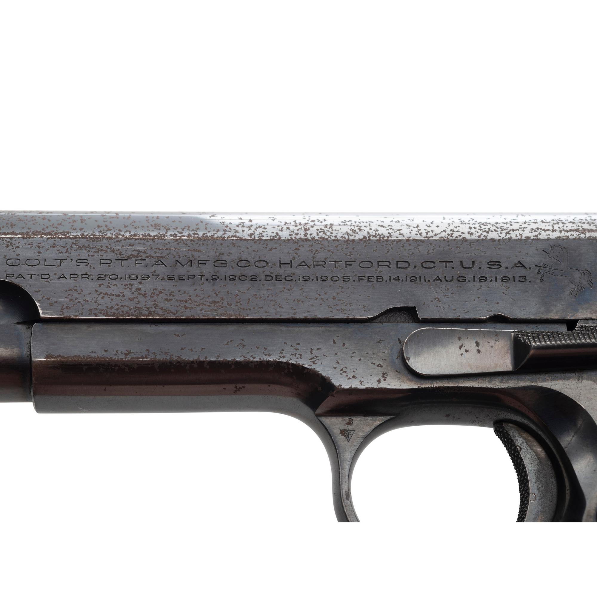 **First Year Production Colt Ace .22 Pistol with One Piece Barrel