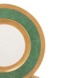A Set of Twelve Cauldon Porcelain Service Plates Retailed by Tiffany & Co.