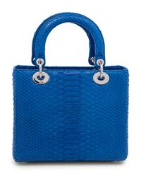 Christian Dior Blue Python Small Lady Dior Bag, 2012