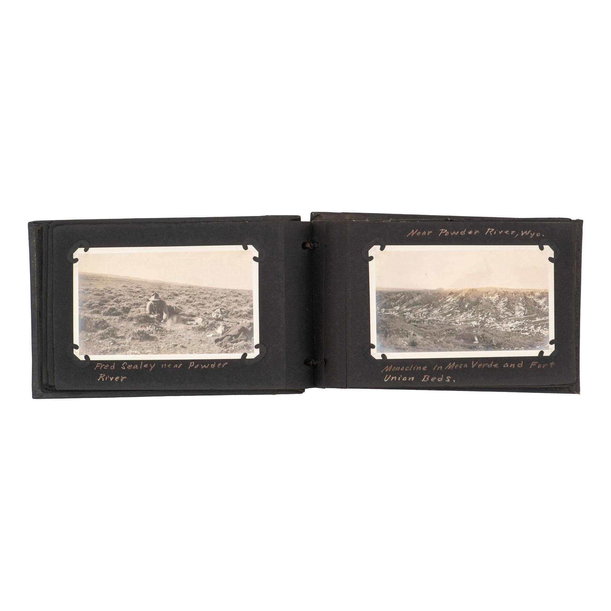 [AMERICANA]. Photograph album of oil geology. N.p., 1917-1919.