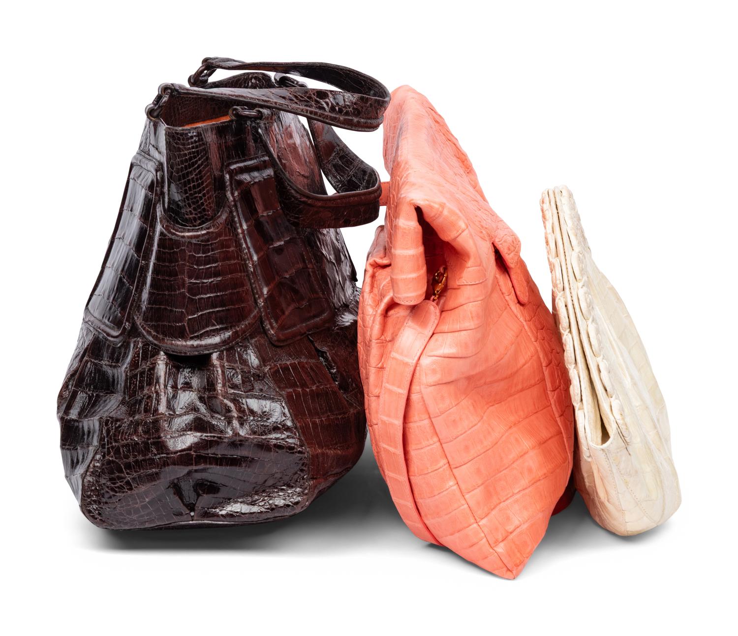 Nancy Gonzalez, Three Handbags