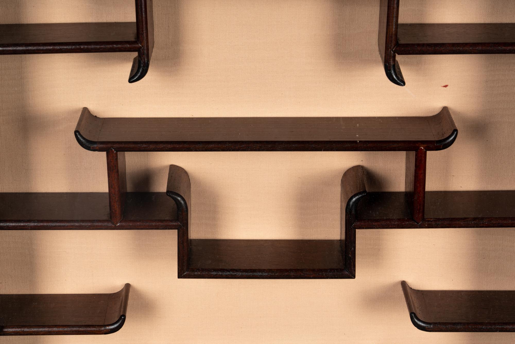 A Chinese Hardwood Displaying Cabinet
