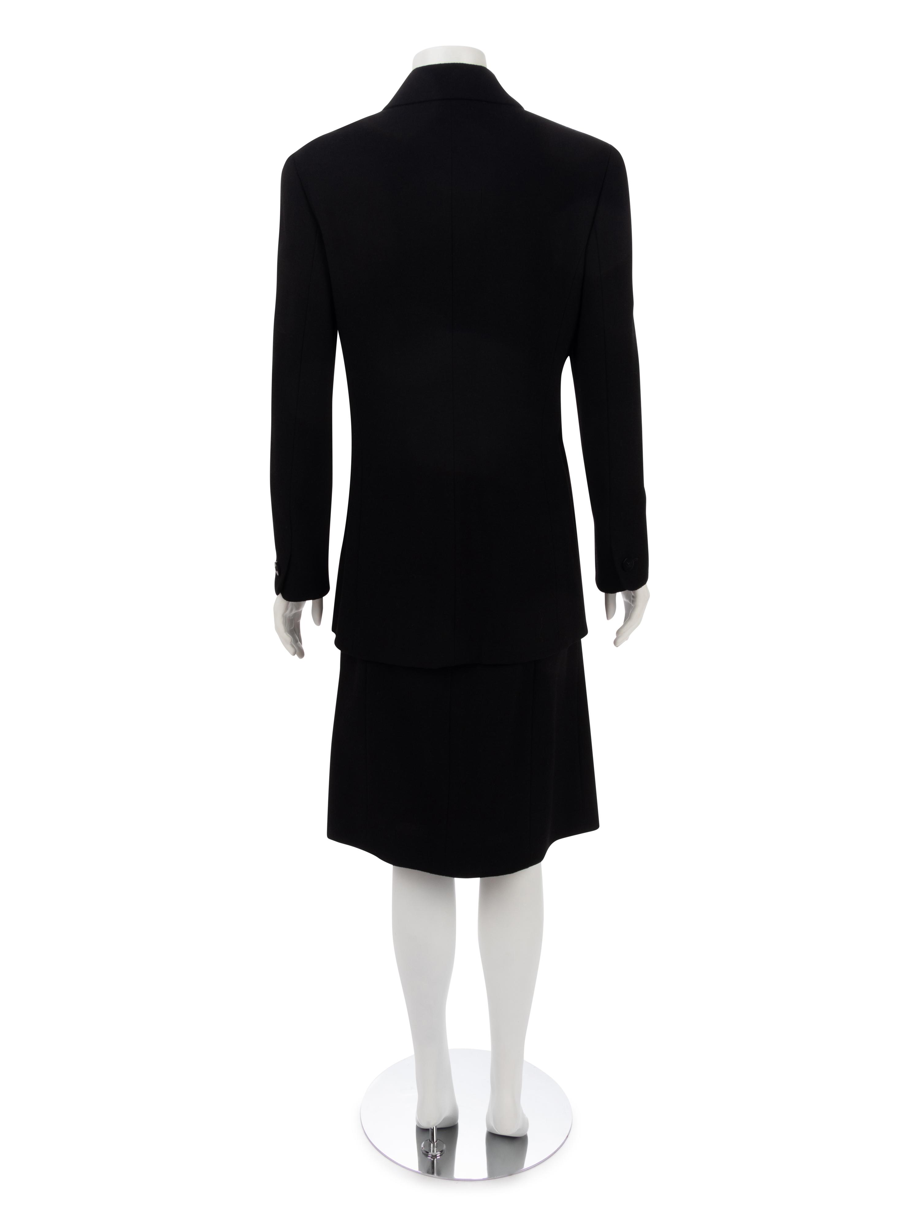 Three Chanel Pieces: One Two-Piece Skirt Suit, One Jacket, 1998