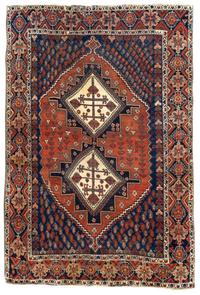 Two Afshar Wool Rugs