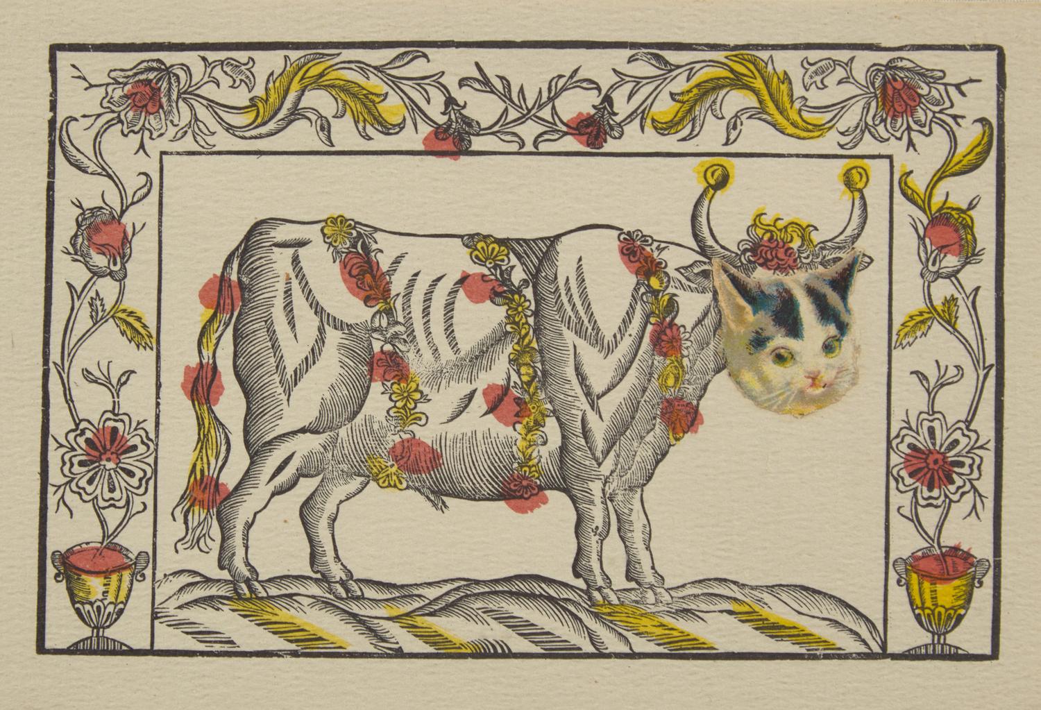 Holiday Card Collage (Untitled), circa 1950s