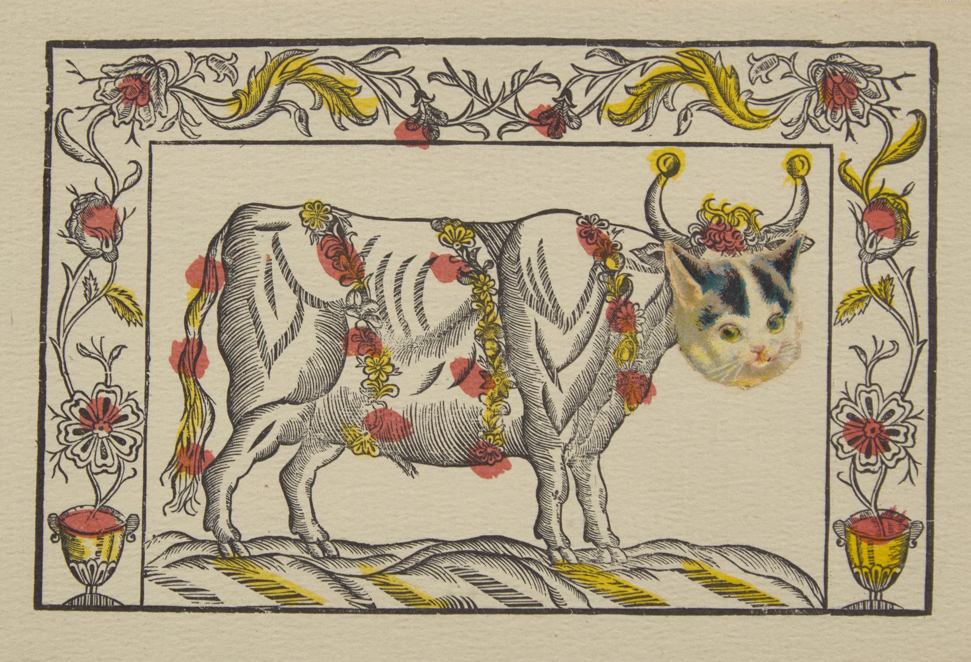Holiday Card Collage (Untitled), circa 1950s