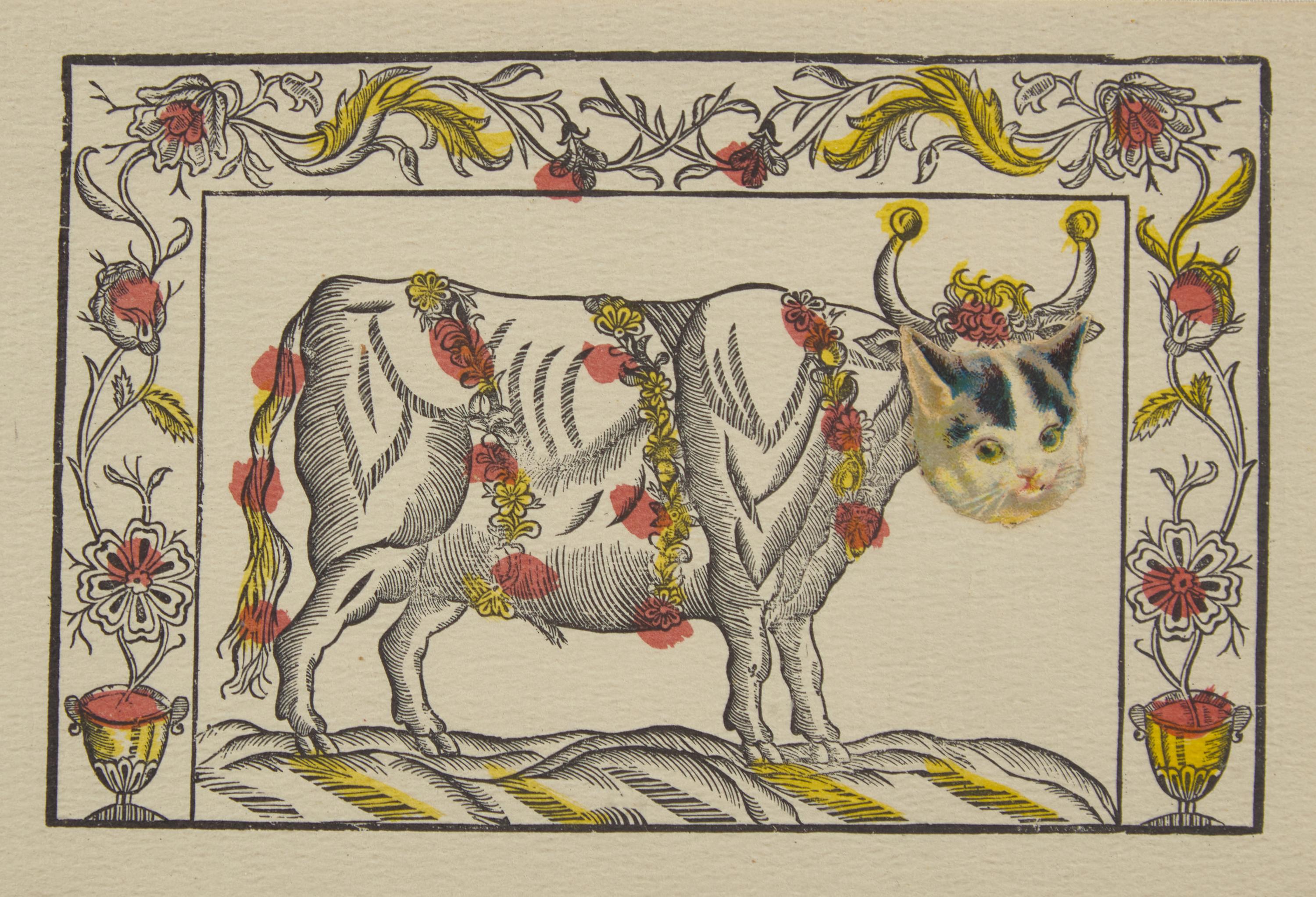 Holiday Card Collage (Untitled), circa 1950s