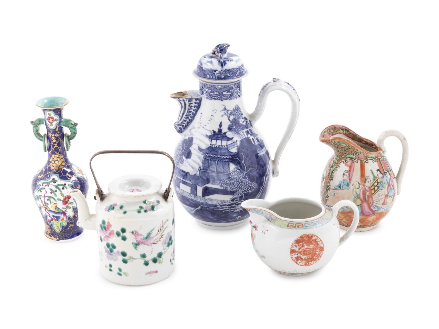 Five Chinese Porcelain Wares
