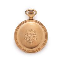 ELGIN, 14K YELLOW GOLD HUNTER CASE POCKET WATCH