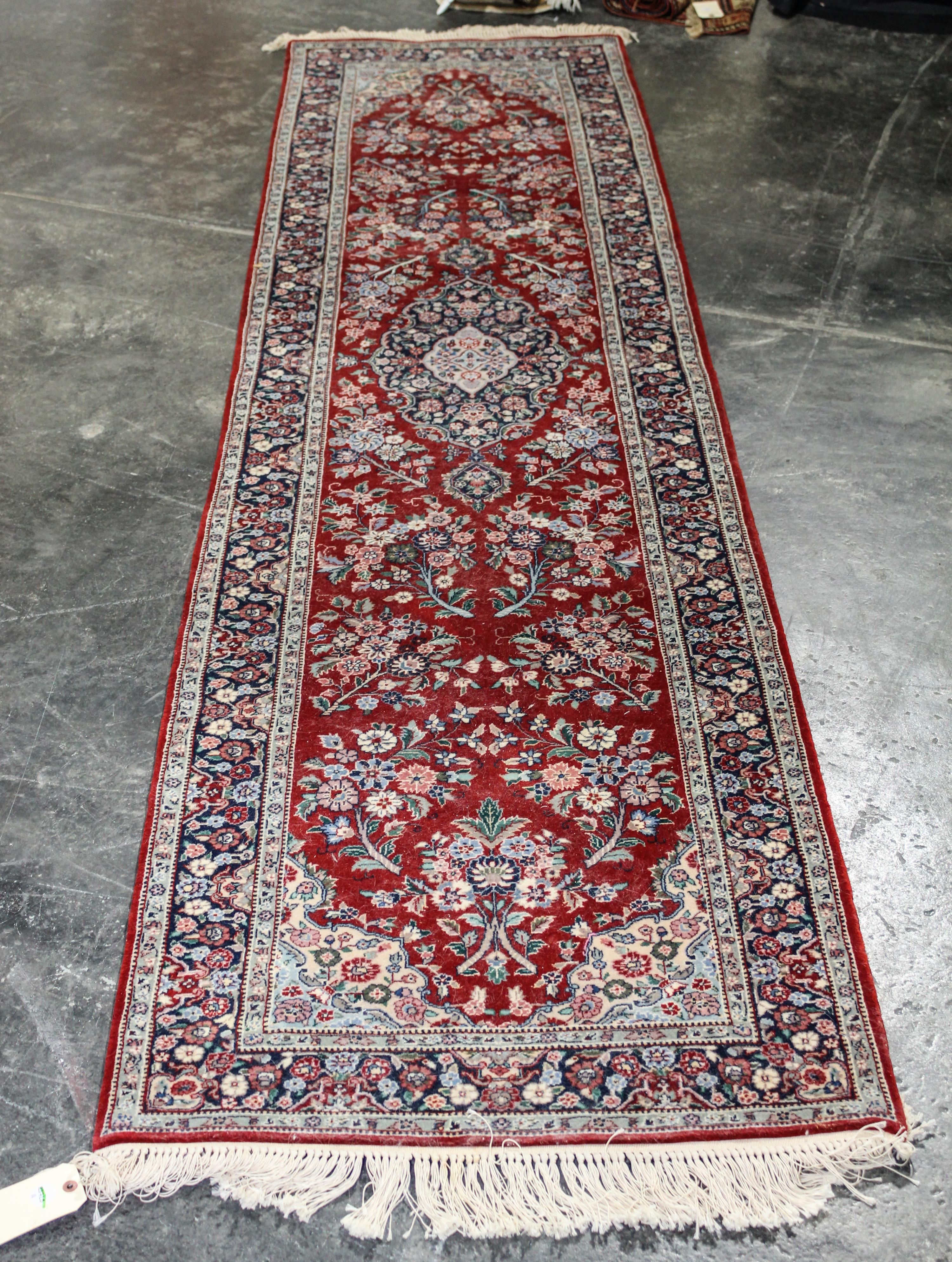 A Wool Runner. 10 feet 1/2 inch x 2 feet 7 1/4 inches.
