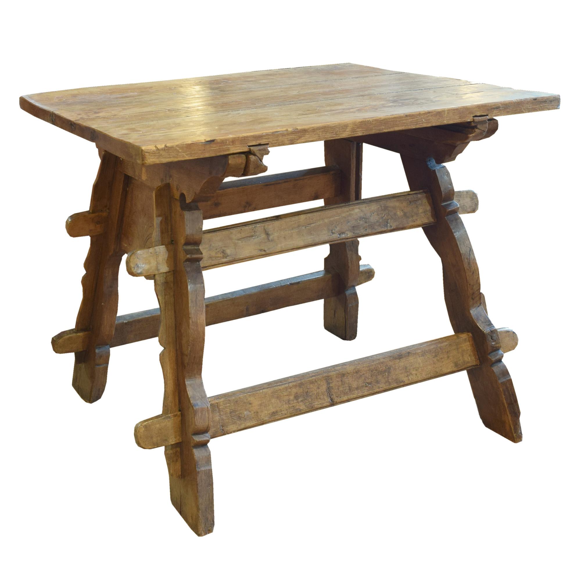 A Bavarian Jogl Table 39" W x 34" D x 32.5" H — Germany, 19th Century