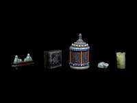 Six Chinese Jade and Jadeite Articles