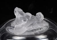 A Lalique Capucines Bowl and Another Lalique Bowl