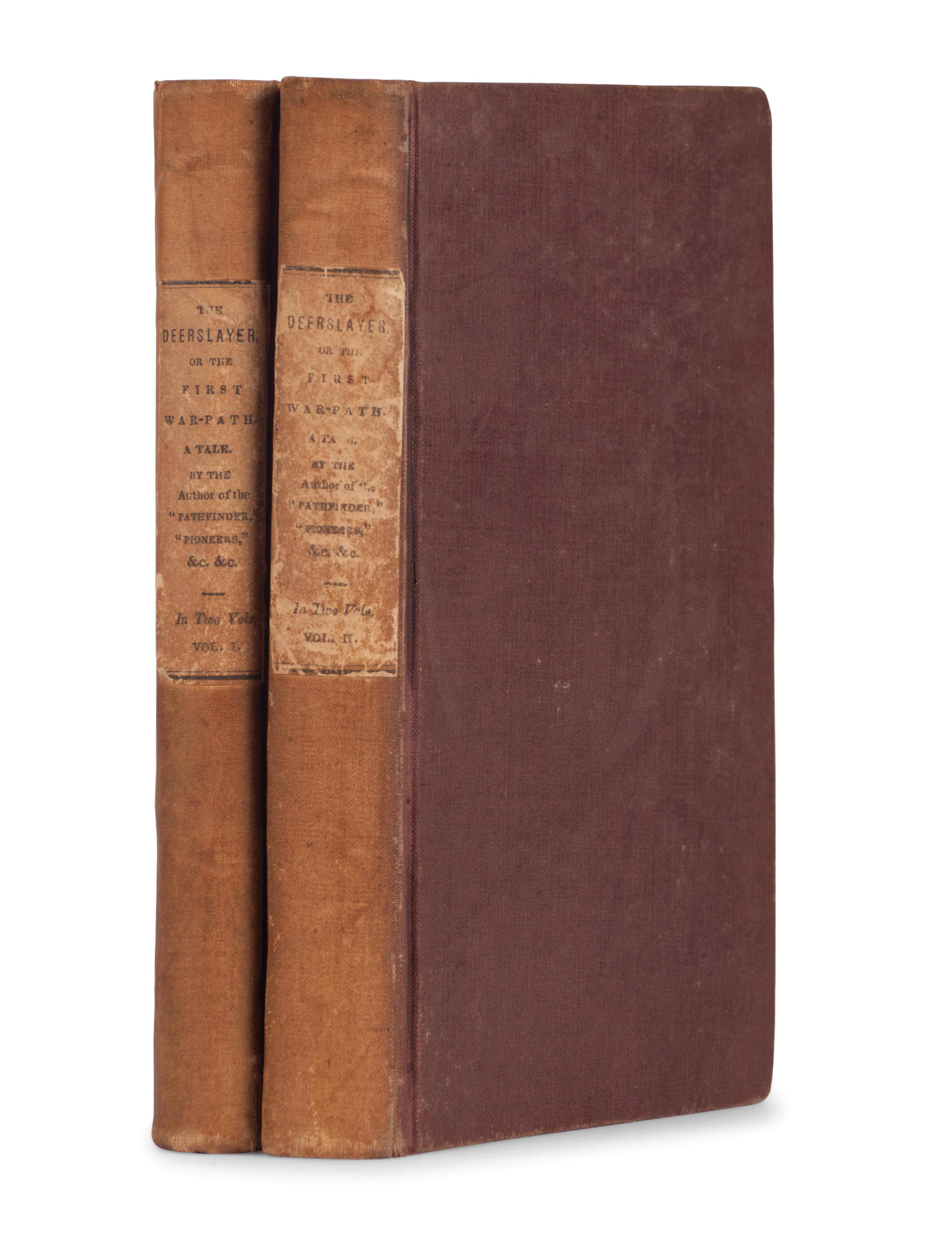 COOPER, James Fenimore (1789-1851). The Deerslayer; or, the First War-Path. A Tale . Philadelphia: Lea & Blanchard, 1841.