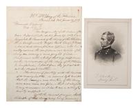 [CIVIL WAR]. Manuscript copy of General Joseph Hooker's General Orders No. 65, in which he turns over command of the Army of the Potomac to General George Meade. Frederick, MD, 28 June 1863.