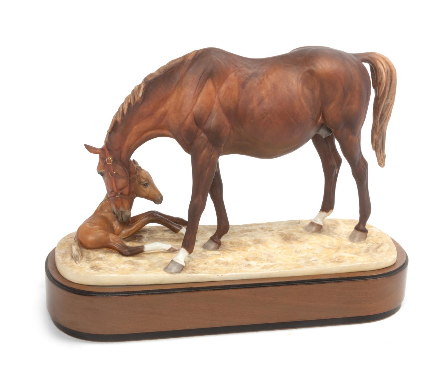 A Royal Worcester Porcelain Figure, Doris Lindner Width 11 1/2 inches. — 20TH CENTURY