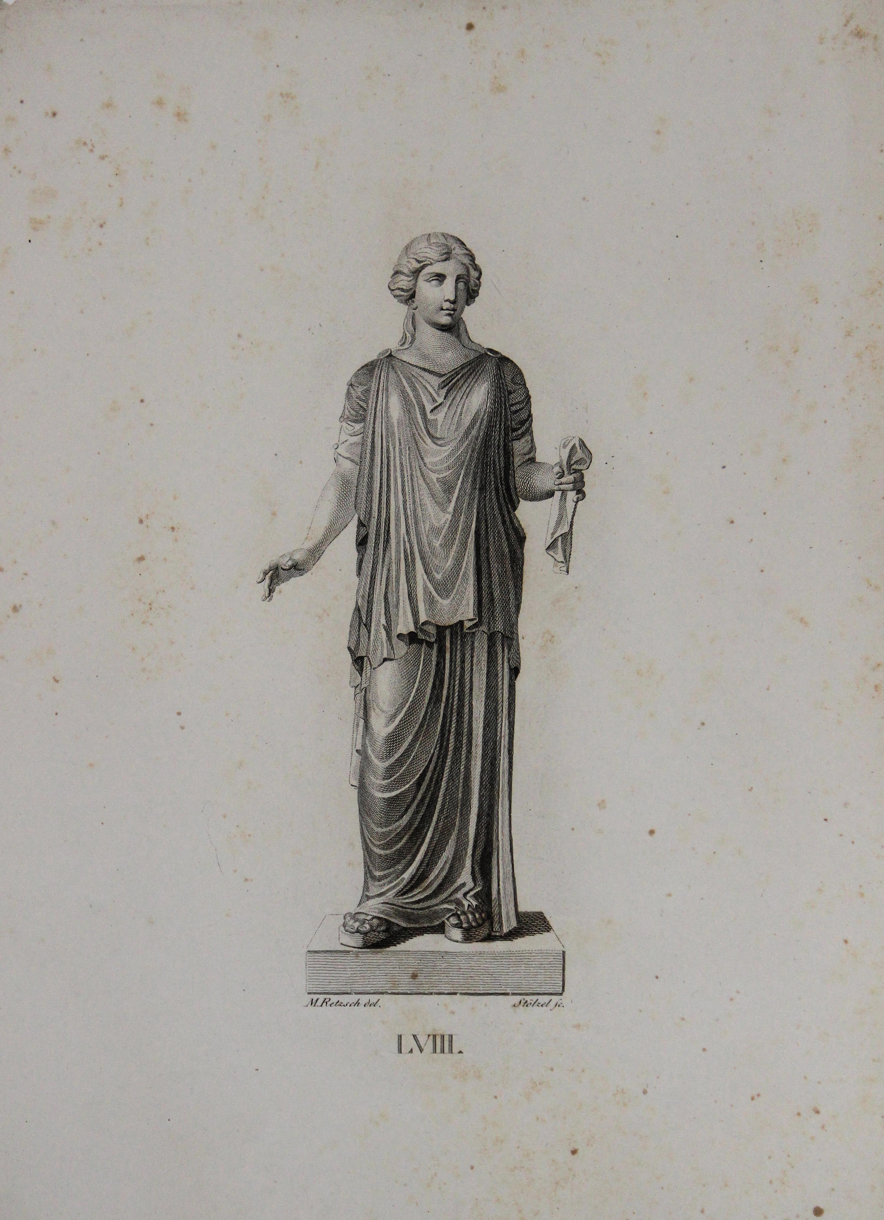 Various Artists, (German, 19th century), A group of 82 engravings of Greek architectural artifacts and sculpture