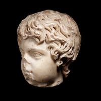 A Roman Marble Portrait Head of the Young Caracalla