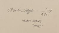 Drops from Stream Series , 1978