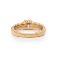 DIAMOND AND YELLOW GOLD RING