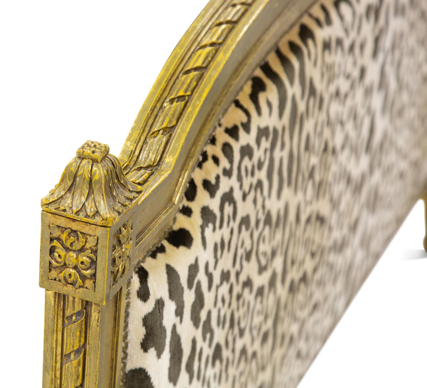 A Louis XVI Style Giltwood Bed