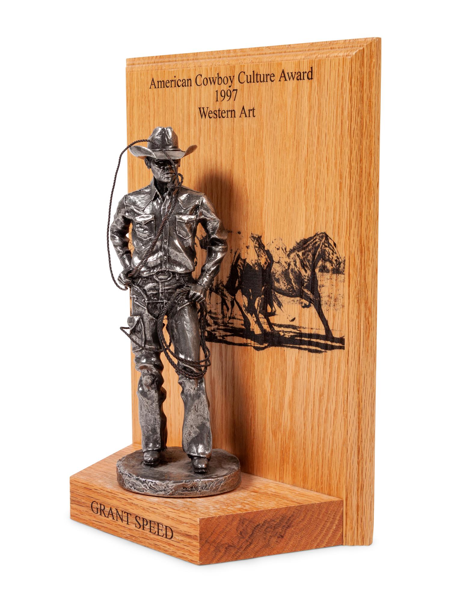 American Cowboy Culture Award, Western Art, Awarded to Grant Speed in 1997