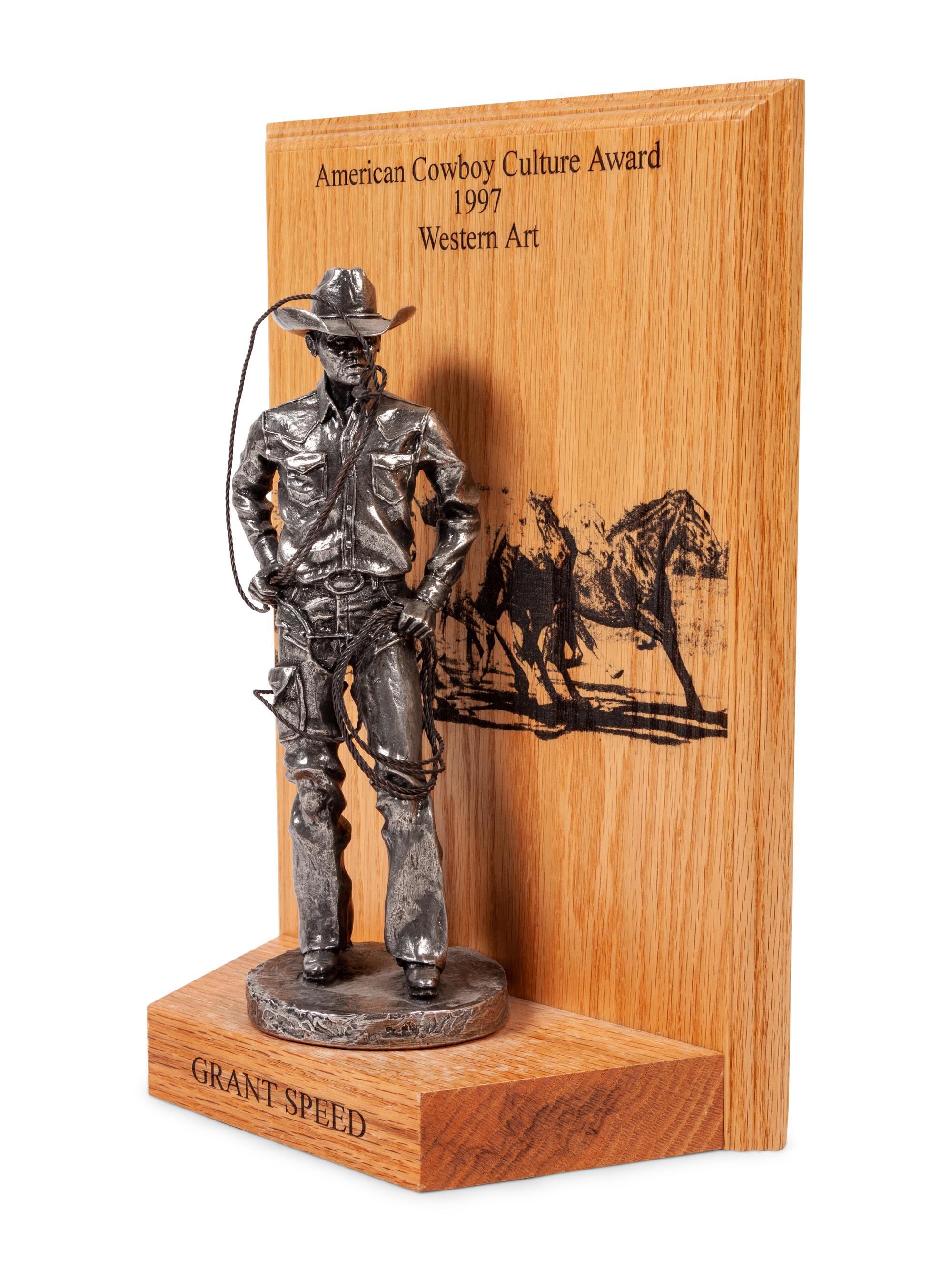 American Cowboy Culture Award, Western Art, Awarded to Grant Speed in 1997