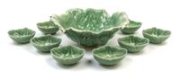 An Assembled Rookwood Production Salad Set Diameter of first 13 1/2 inches. — 1948 AND 1949