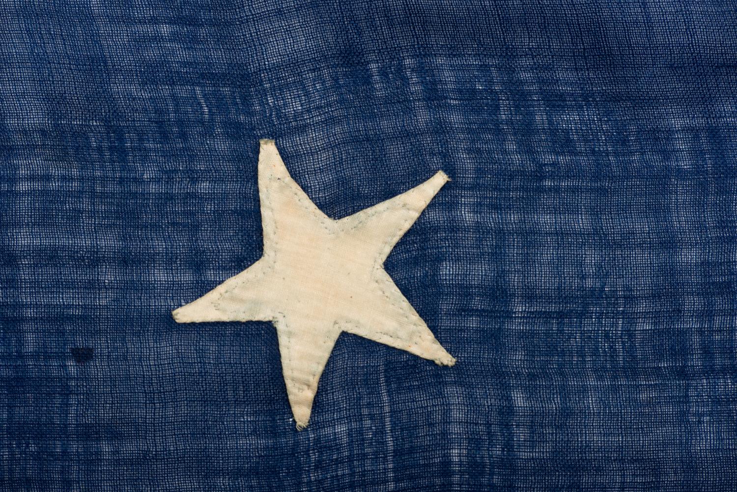 [FLAGS] -- [CIVIL WAR]. 34-star American flag. Ca 1861-1863.