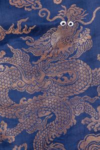 Two Blue Ground Dragon Robes, Jifu
