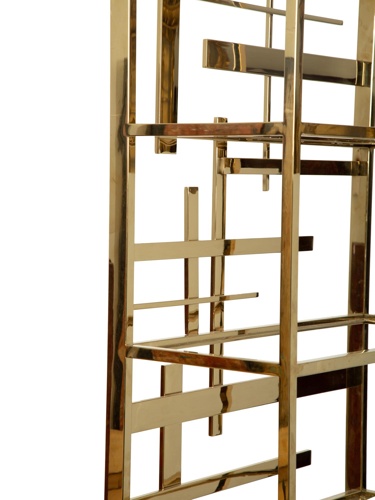 A Brass Etagere By Mitchell Gold and Bob Williams — 20TH CENTURY