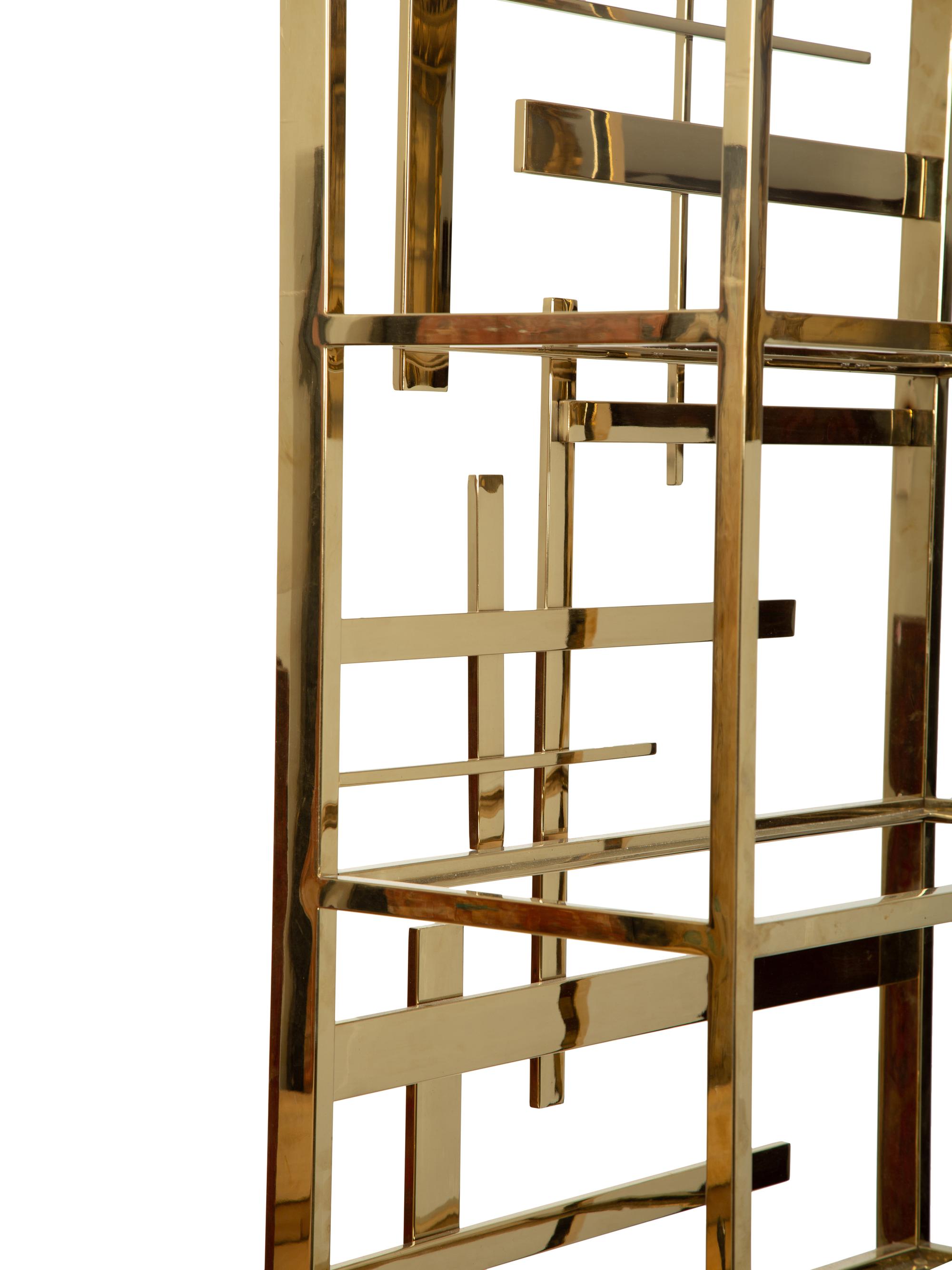 A Brass Etagere By Mitchell Gold and Bob Williams — 20TH CENTURY