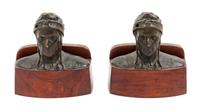 A Pair of Composition Busts of Dante Alighieri