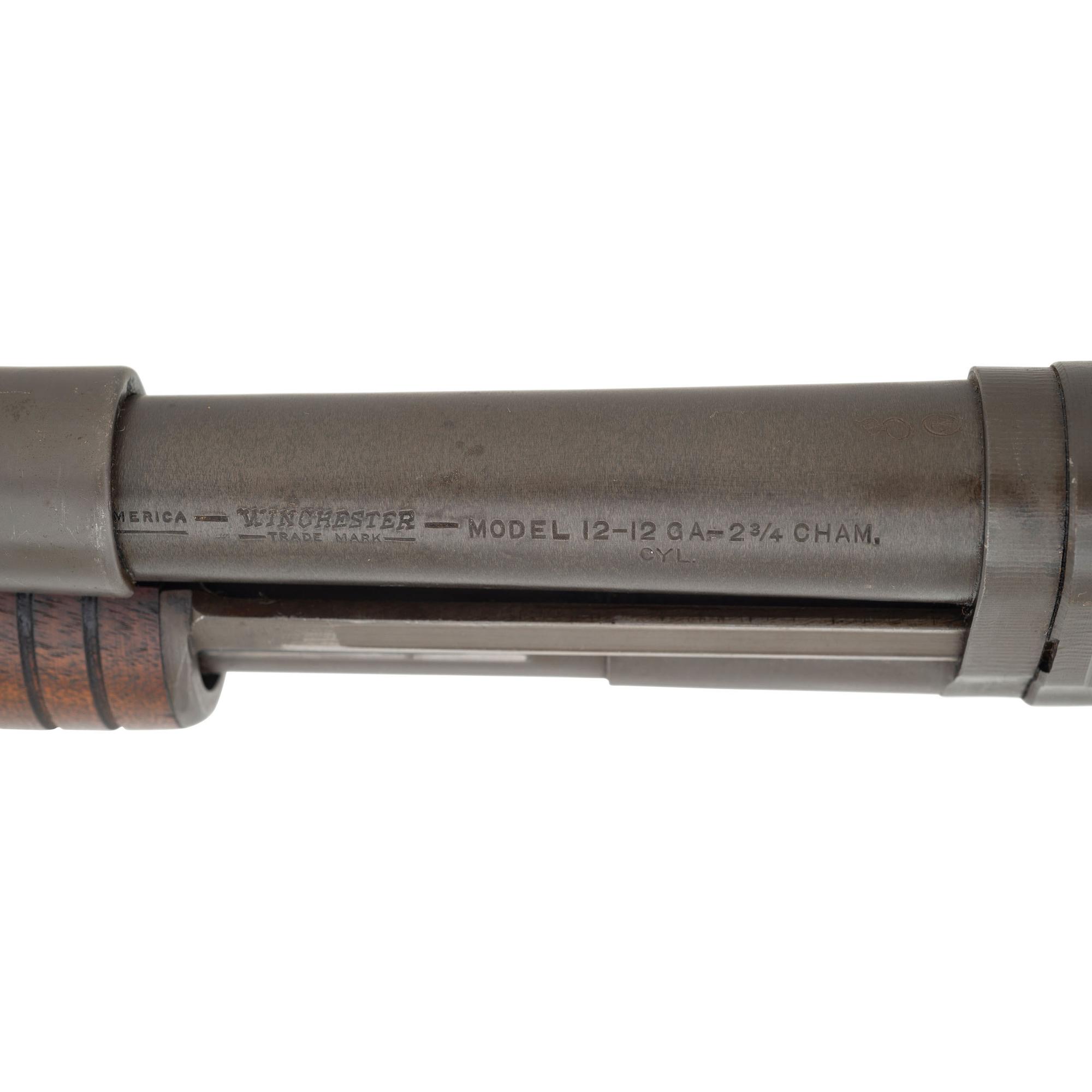 **WWII Factory Parkerized Winchester Model 12 Trench Gun
