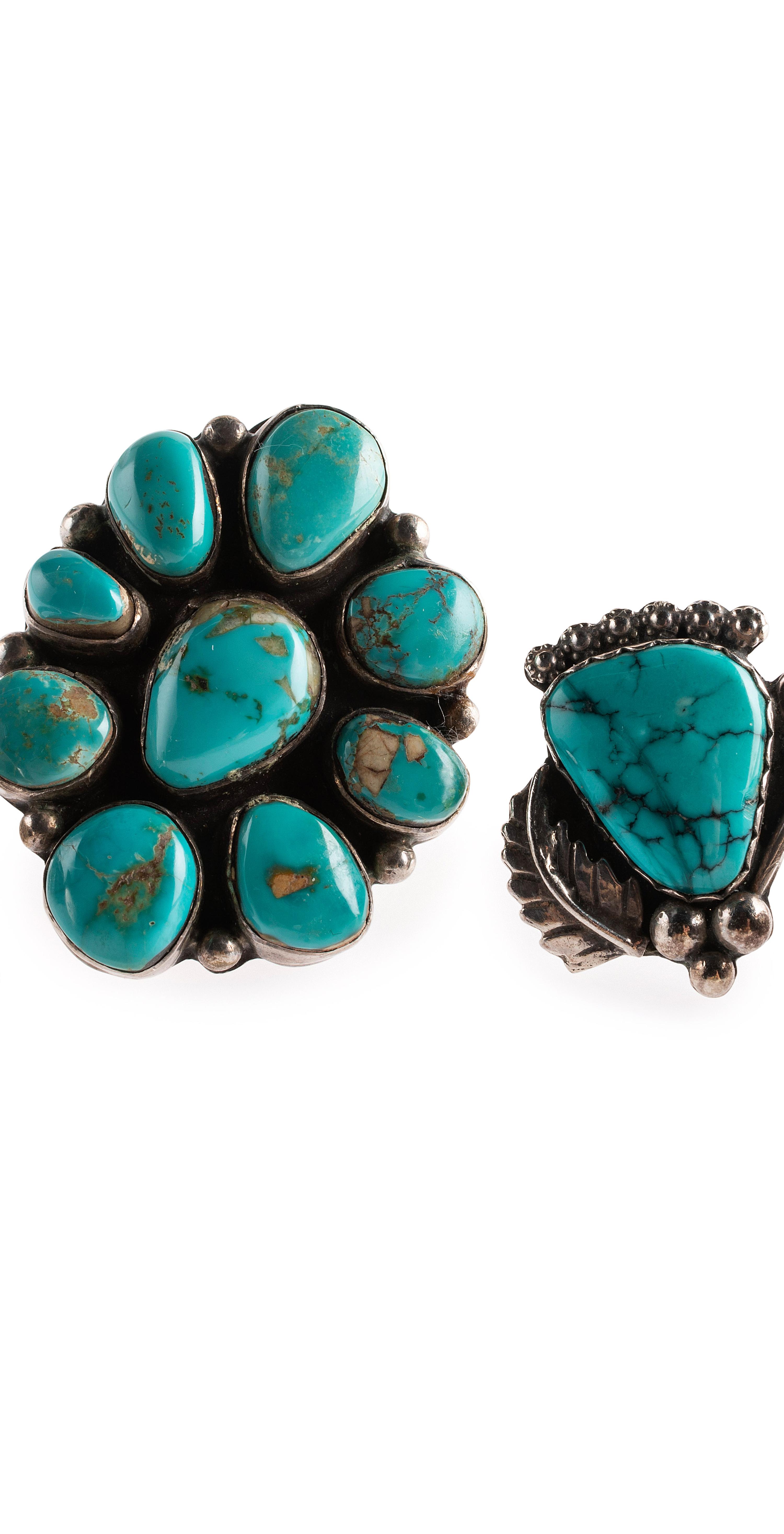 Navajo Silver and Turquoise Rings