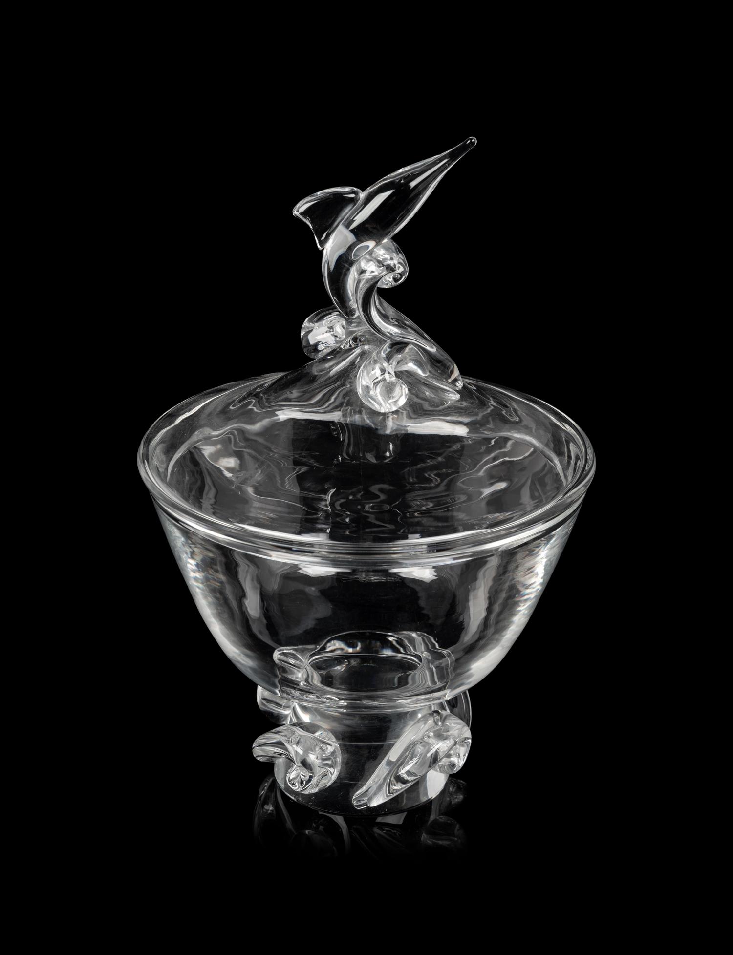 Two Steuben Glass Articles