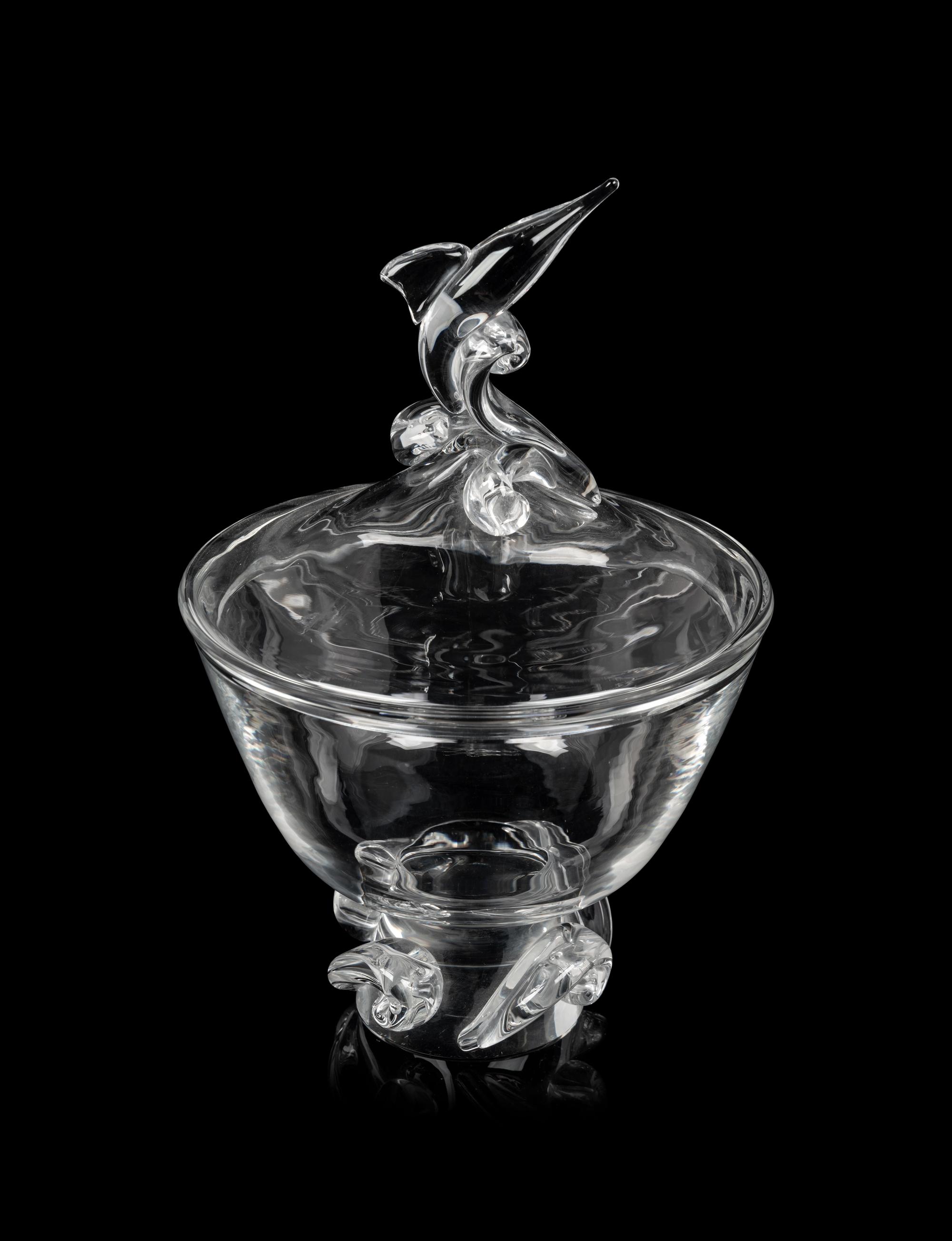 Two Steuben Glass Articles