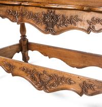 A French Provincial Walnut Panettiere and Dough Box on Stand