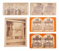 [GARFIELD, JAMES A. (1831-1881)]. A collection of photographs related to Garfield and his assassination, incl. signed cabinet card.
