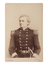[CIVIL WAR] 12 photos of naval subjects, incl. Goldsborough, Dahlgren, Braine, & French (US Marines)