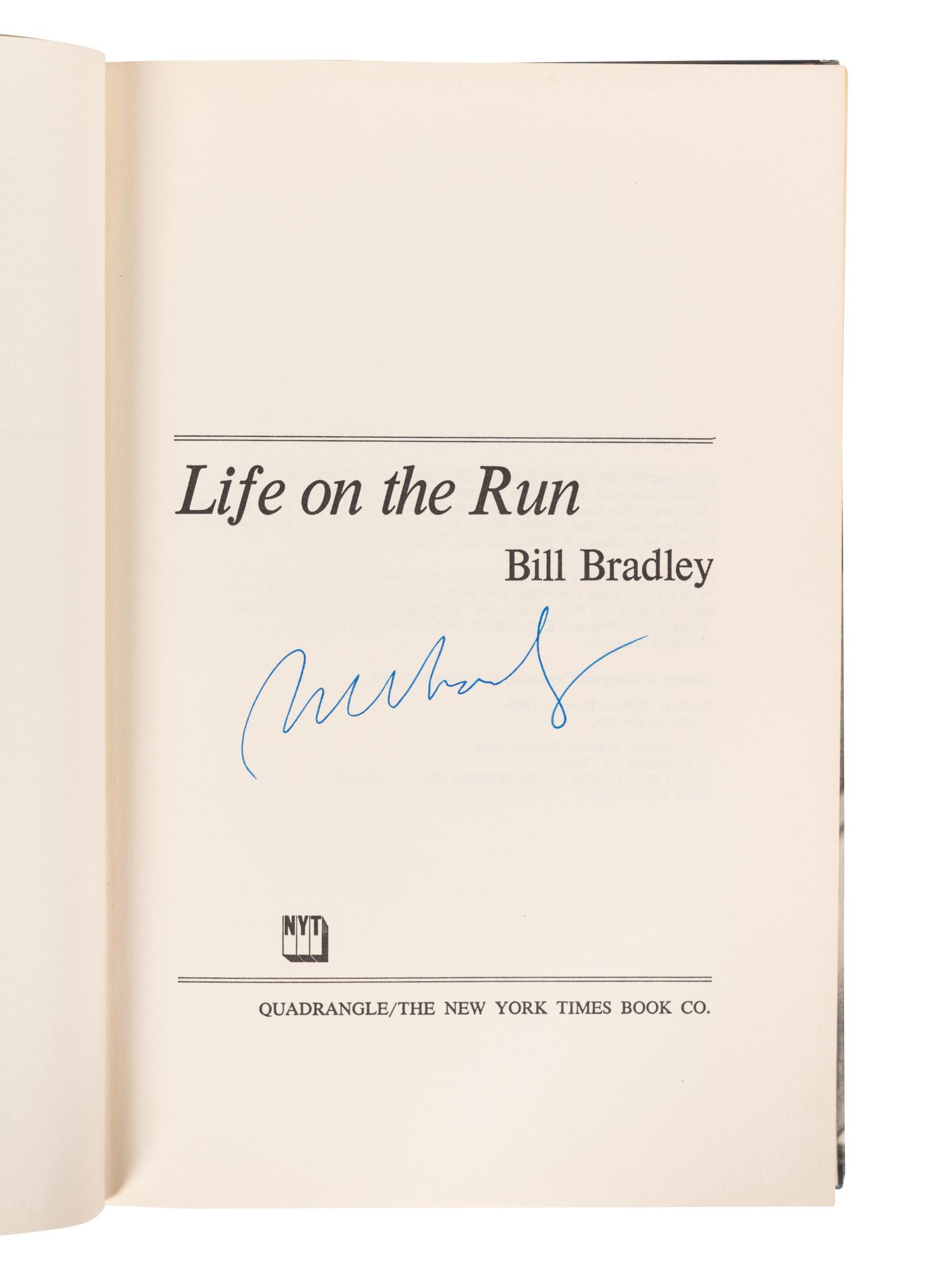 A Group of Nine Books on Basketball Including Signed Autograph Editions