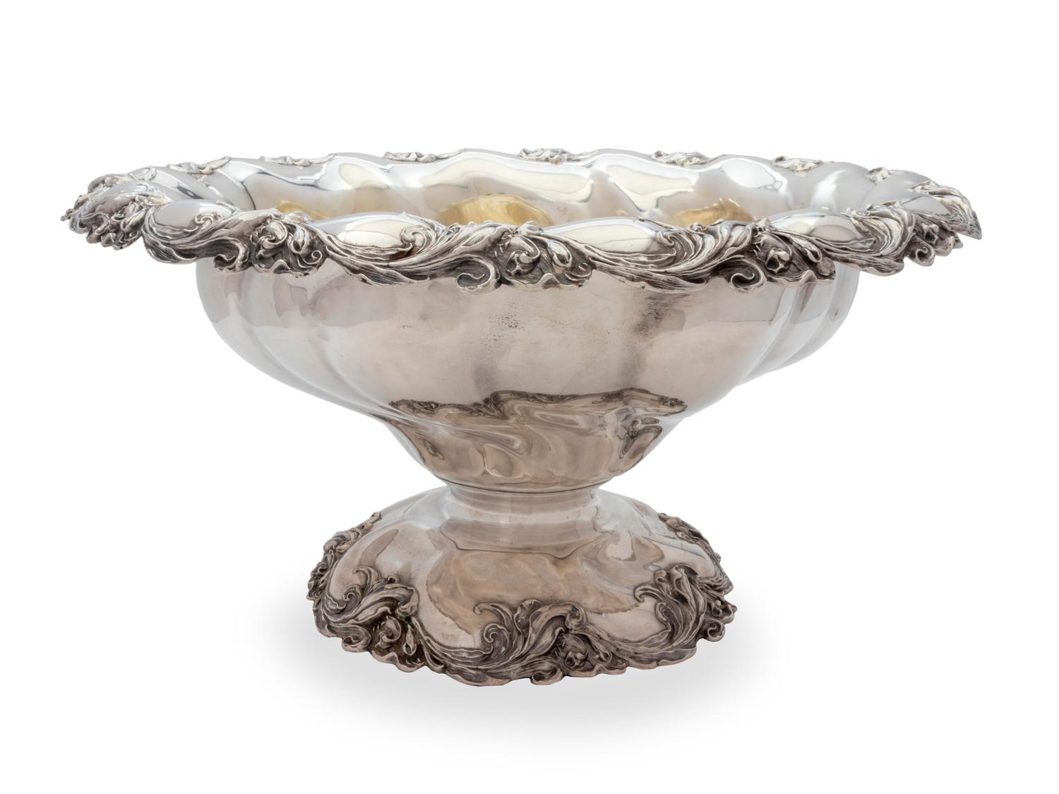 An American Silver Punch Bowl — Mauser Manufacturing Co., New York, NY, 20th Century