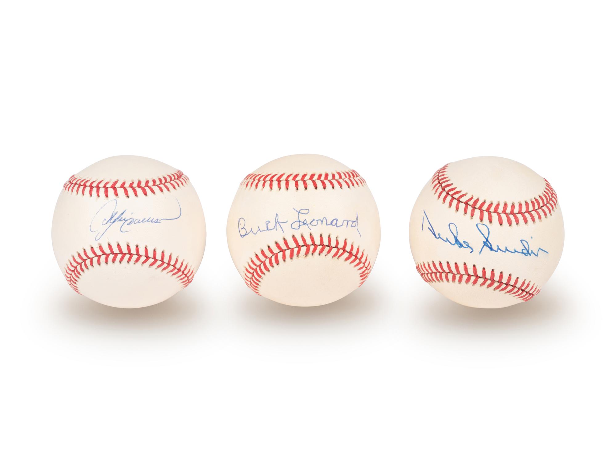 A Group of 15 Hall of Fame Signed Autograph Baseballs (Beckett Authentication Services BAS Certified),