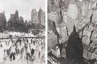 Edward Pfizenmaier 1926–2016) Wollman Rink, New York City, 1954; and Empire State Building, Shadow, New York City, 1949