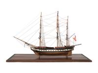A Cased French Model of the U.S.S. Constitution