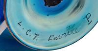 A Tiffany Studios Favrile Glass Footed Bowl