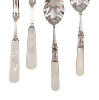 Twenty Silver Serving Utensils