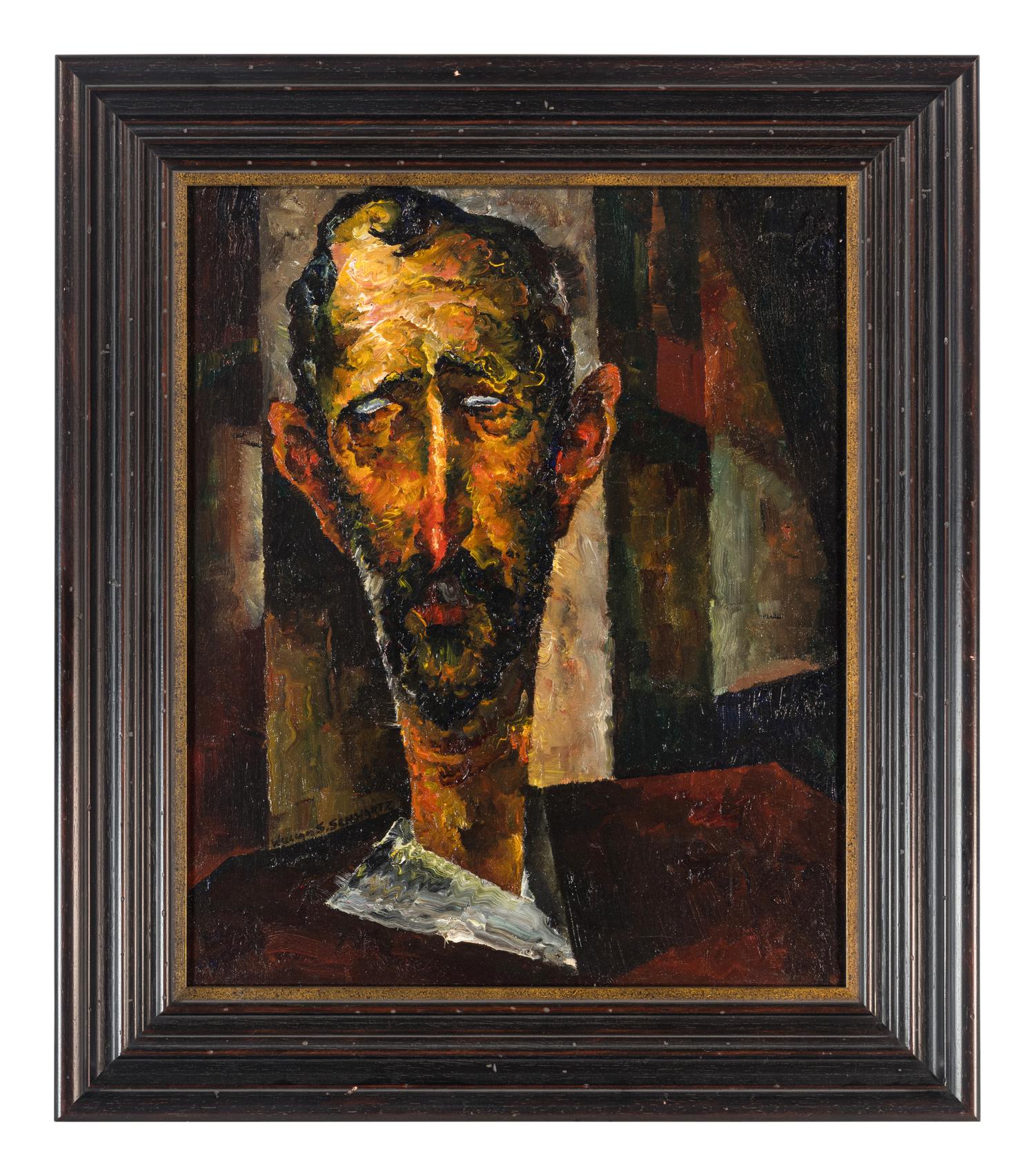 Thin Man with White Eyes